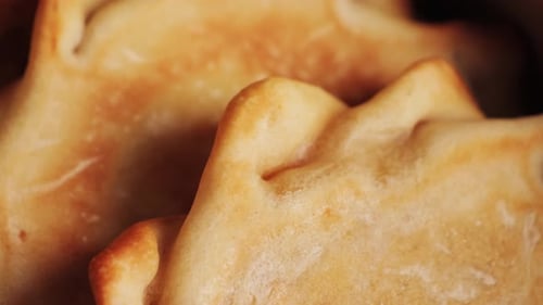 Empanadas en gros plan, concept de pâtisseries et de tartes.