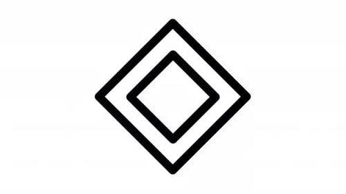 Black lines Abstract Alpha Animation