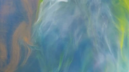 Mesmerizing Abstract Fluid Art Blending Colors