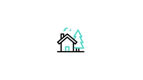 Animiertes Haus-Symbol