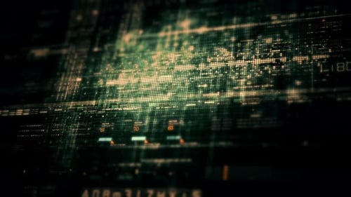 Immersive Datenmatrix-Anzeige, dynamische Informationsnetzsimulation 18