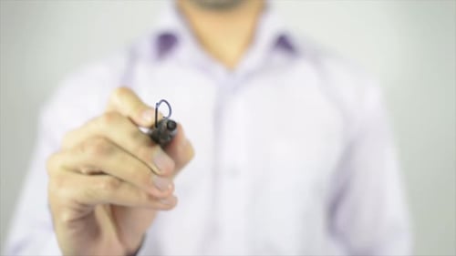 Writing Payroll on Clear Surface