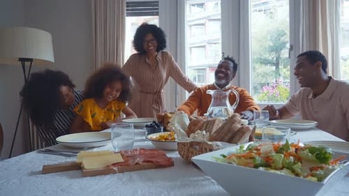 Family Mealtime Togetherness at Home