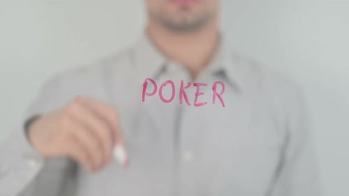 Poker, Writing on Transparent Screen