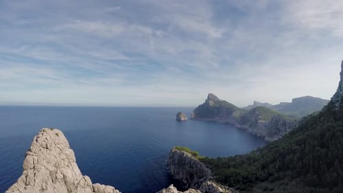 Mediterranean Coastal Seascape Sea Nature Vacation Holiday Destination