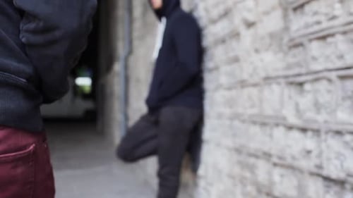 Hand to Hand Exchange between Teens