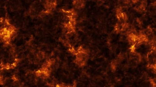 Fire Burns, Fire Flames On Black Background