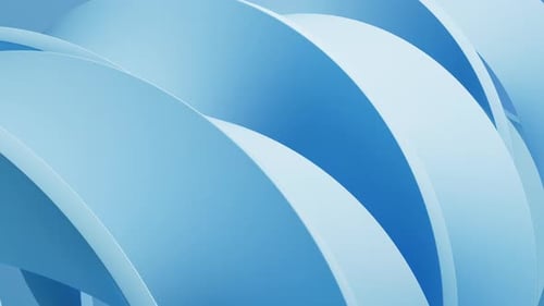 Blauer geometrischer Kurvenhintergrund