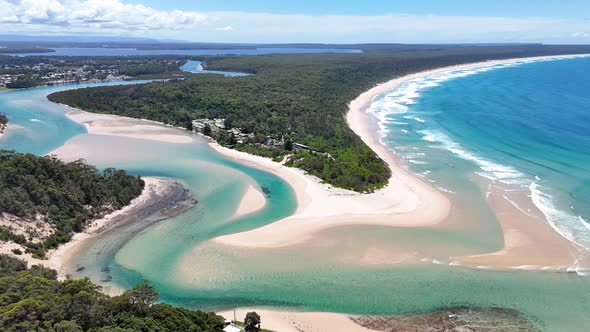 Sussex Inlet, NSW, Australia, Winding Waterways and Lush Greenery ...