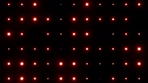 Red Neon Bright Spheres Vj Seamless Loop Background For Show