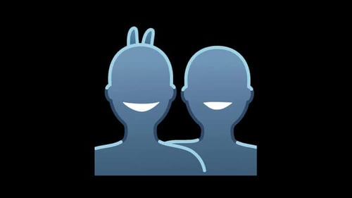 Minimalist Avatar Transformation Animation with Rabbit Ears