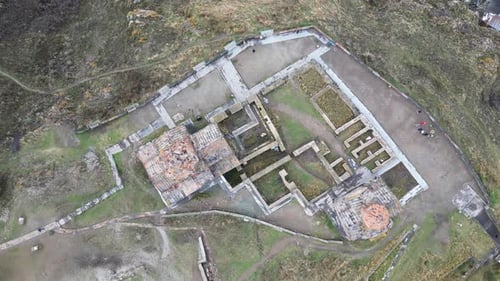 Klosterkomplex von Sevanavank mit Höfen von oben