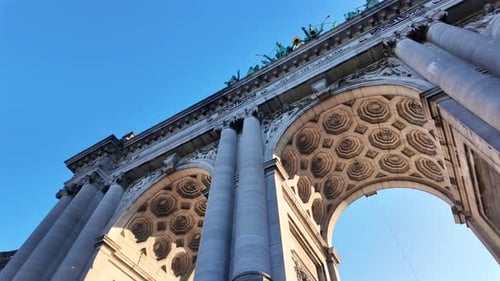 Détail de l'arche du Cinquantenaire