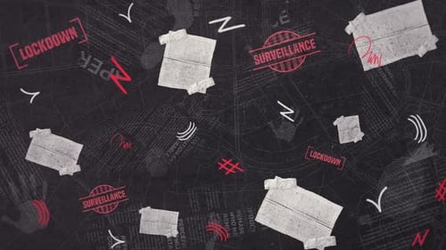 Crime Grunge Background Animation 10