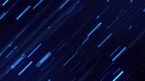 Animated Blue Futuristic Lines Data Flow Background