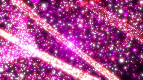 Dynamic Sparkling Light Streaks Abstract Background