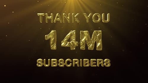 14M Subscribers Celebration Greeting