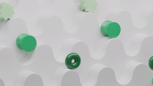 Geometric Path Colorful Shapes 3d Loop