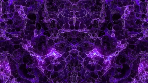 Violette metaphysische Flüssigkeit, wellenförmige Oberfläche