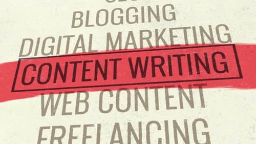 Schreiben von Inhalten, 3D-Scroll-Titelanimation