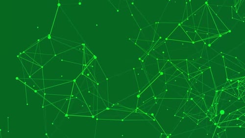 Plexus Background: Abstract Digital Data Network connection technology Plexus Business 4k Loop. 6007