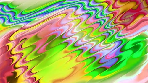 Fundo abstrato animado, ondulado, brilhante e em movimento