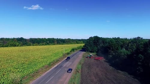 Road Outside the City with