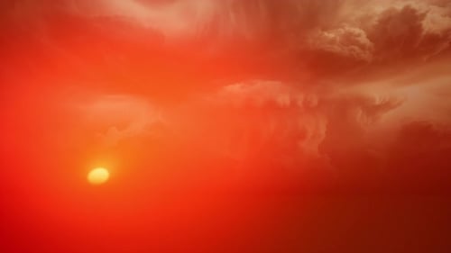 Sunset Sky On The Background 11