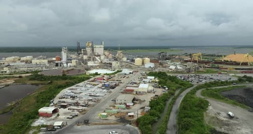 Wood Processing Factory Manufacturing Yard Brunswick Cellulose and Paper Plant in Georgia USA Paper