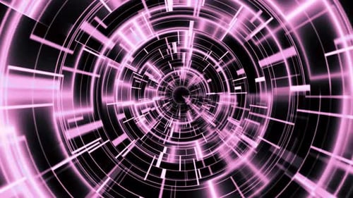 Cosmic Wormhole Tunnel Animation