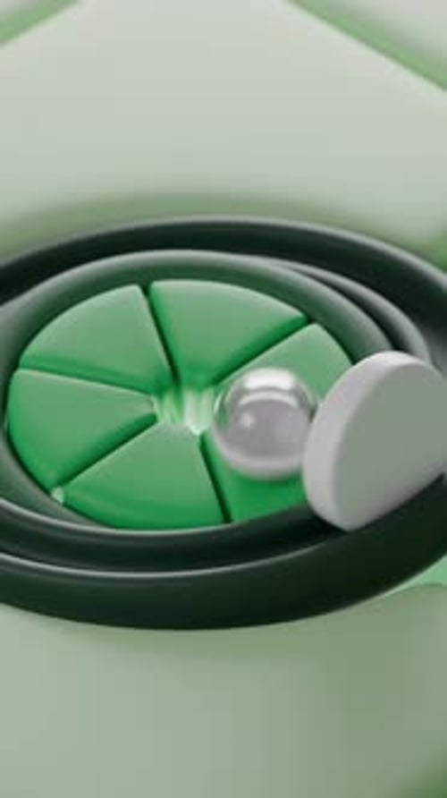 Cloth Ball Bouncing Loop 3D