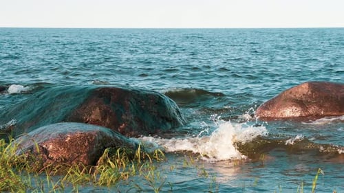 Rocky Coast Of The North Sea