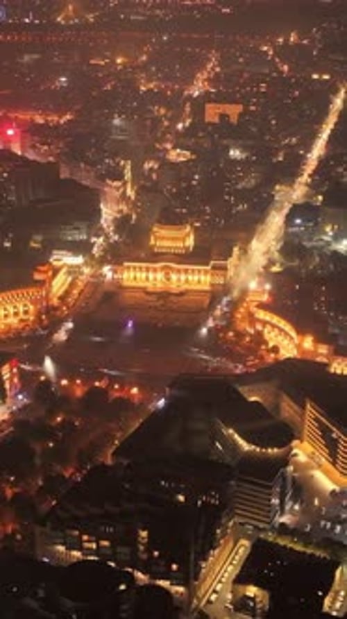 Vertical View Of Yerevan Cityscape, Armenia