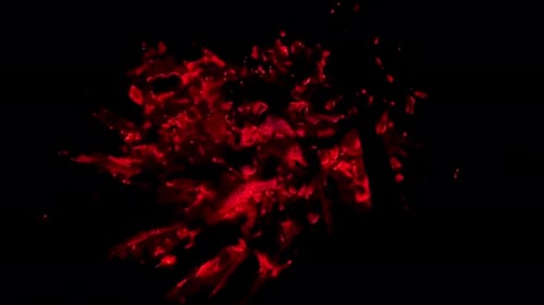 red wood embers