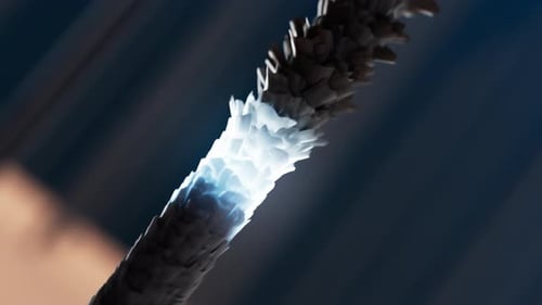 3D rendering animation of hair restoration hair, beauty concept