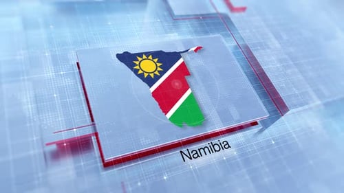 Displaying The Namibia Map