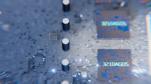 Kritische Fehlermeldung blinkt auf dem Prozessor. Bildschirm des Todes. Fehlfunktion des Computers, Hackerangriff
.