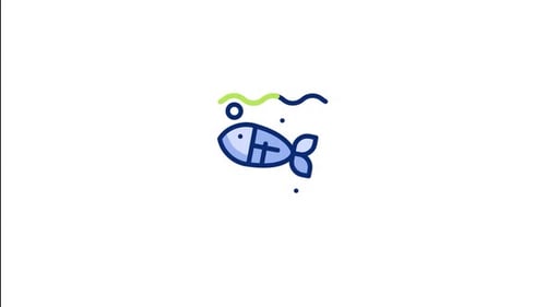 Ocean Pollution Animated Icon
