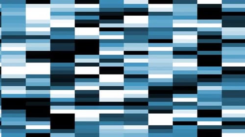 Dynamic Blue and White Geometric Block Pattern Loop