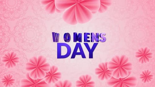 Animación de fondo del Día de la Mujer