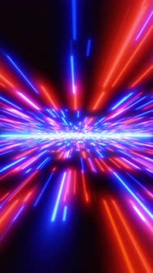 Neon Speed Tunnel