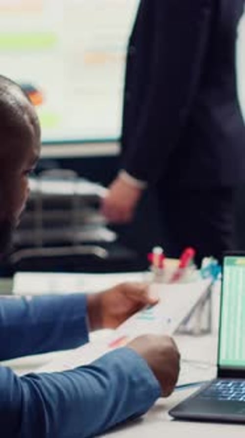 Diverse Team of Specialists Developing Corporate Communications Strategies