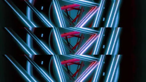 Futuristic Light Vortex Background