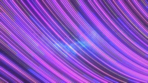 Abstract Dynamic Neon Lines Background