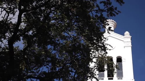 Tower of Church in Bogota Colombia