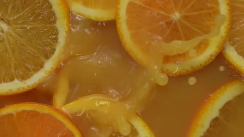 Orange Juice and Fresh Orange Slices 22