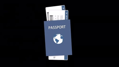 Passport With Boading Pass 3