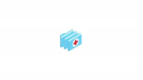 Medical Records Folder Icon Animation