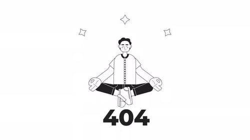 Animated Bw Meditation 404 Error