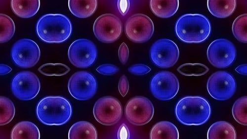 Dynamische futuristische Lichter pulsieren in rhythmischem elektronisch Muster